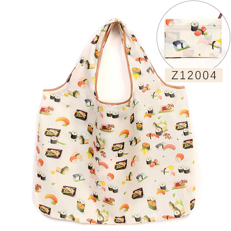 Reusable Colorful Patterned Shopping Bag