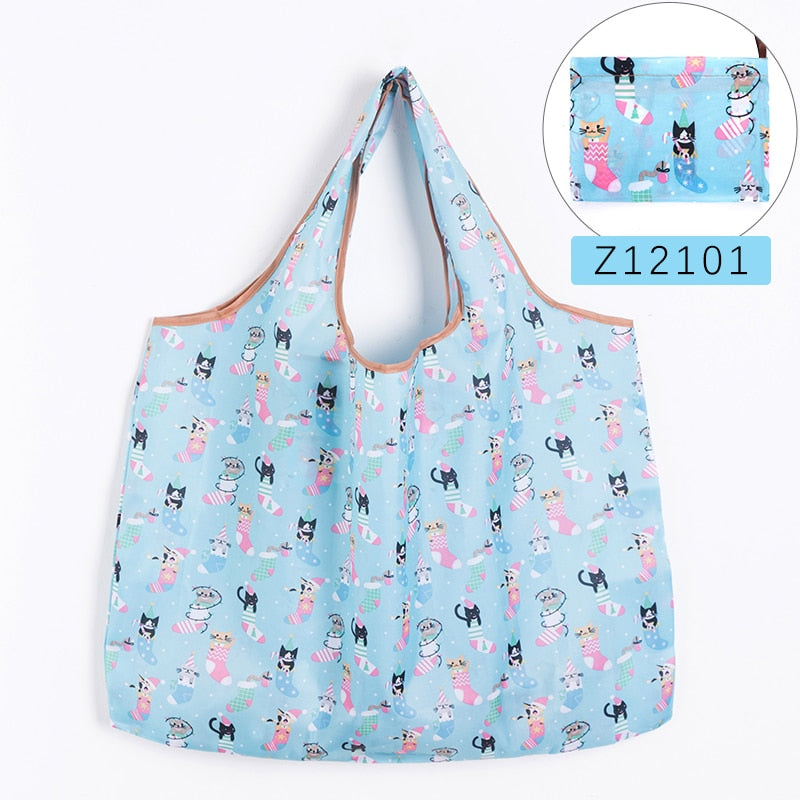Reusable Colorful Patterned Shopping Bag