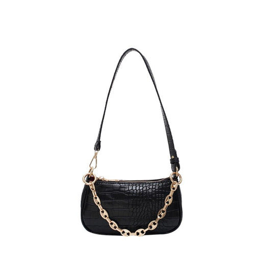 Mini Crocodile Pattern Shoulder Bag for Women