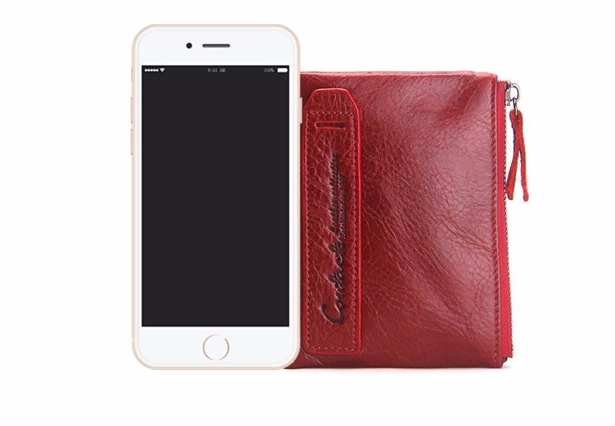 Stylish Compact Genuine Leather Wallet
