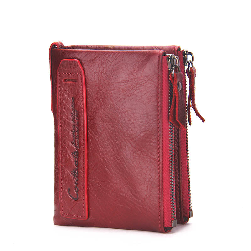 Stylish Compact Genuine Leather Wallet