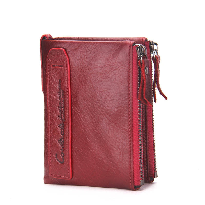 Stylish Compact Genuine Leather Wallet
