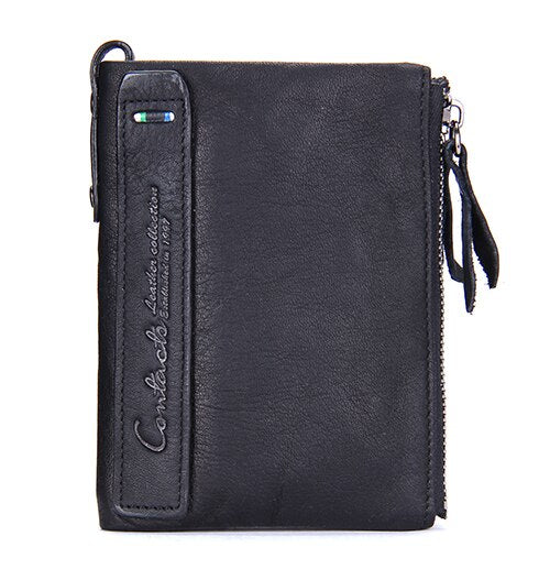 Stylish Compact Genuine Leather Wallet