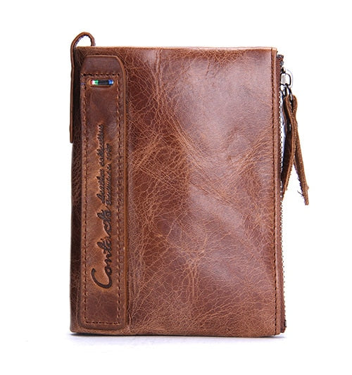 Stylish Compact Genuine Leather Wallet