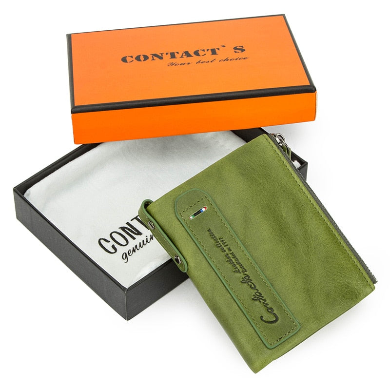 Stylish Compact Genuine Leather Wallet