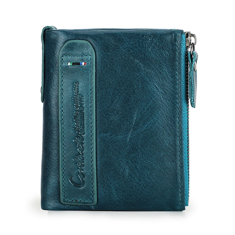 Stylish Compact Genuine Leather Wallet