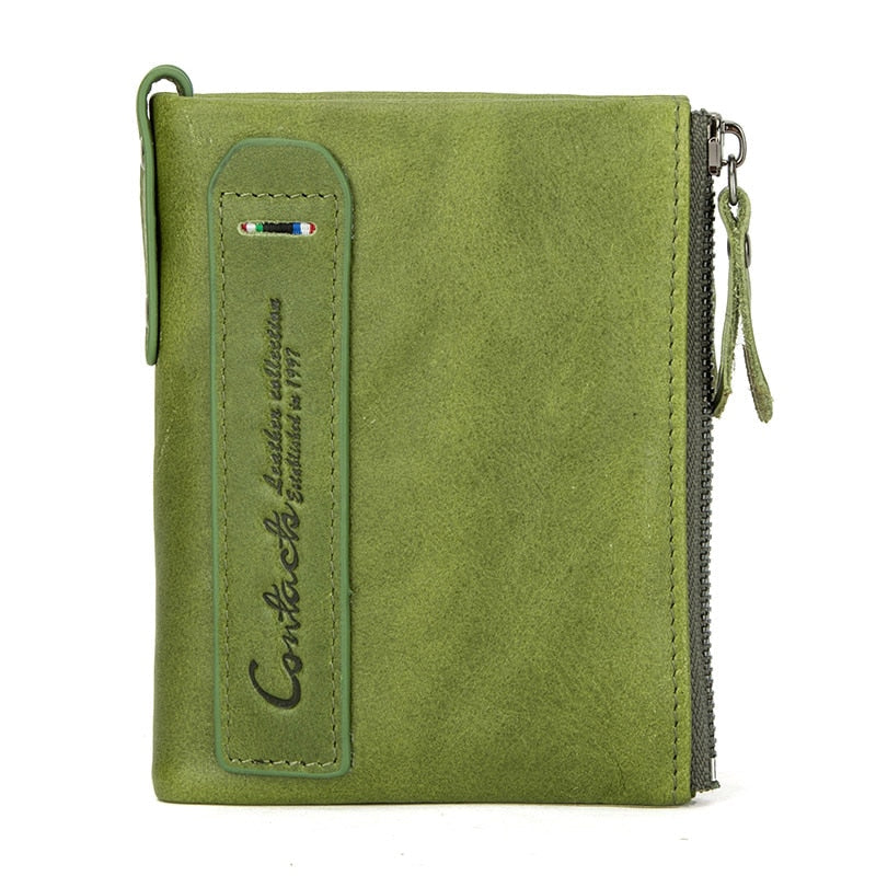 Stylish Compact Genuine Leather Wallet