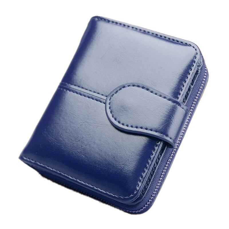 PU Leather Short Wallet for Women