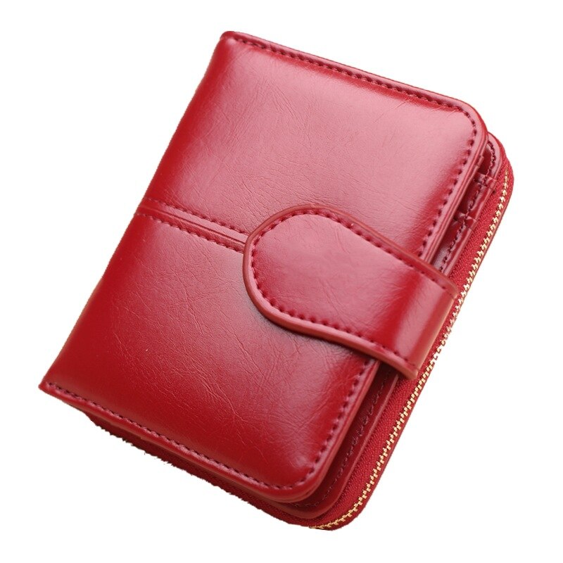 PU Leather Short Wallet for Women
