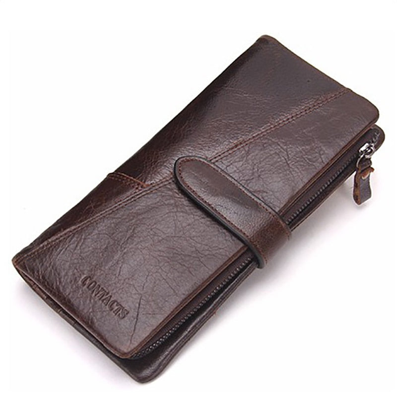 Large Capacity Leather Wallet