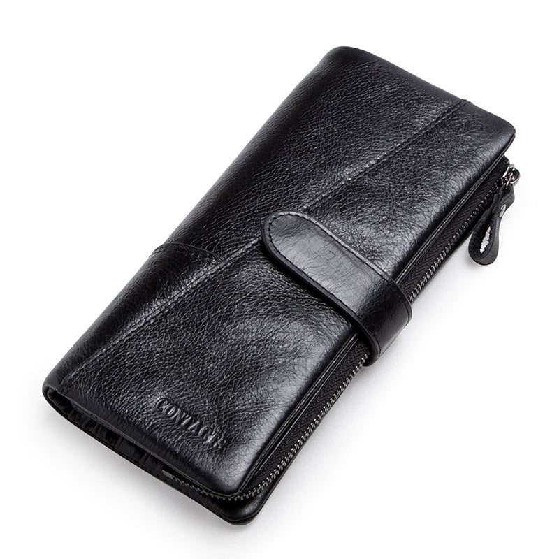 Large Capacity Leather Wallet