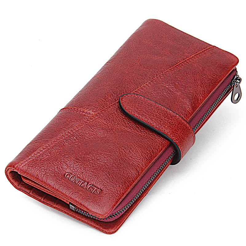 Large Capacity Leather Wallet