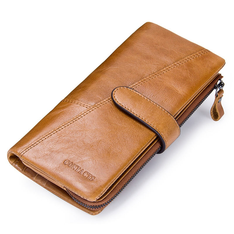Large Capacity Leather Wallet