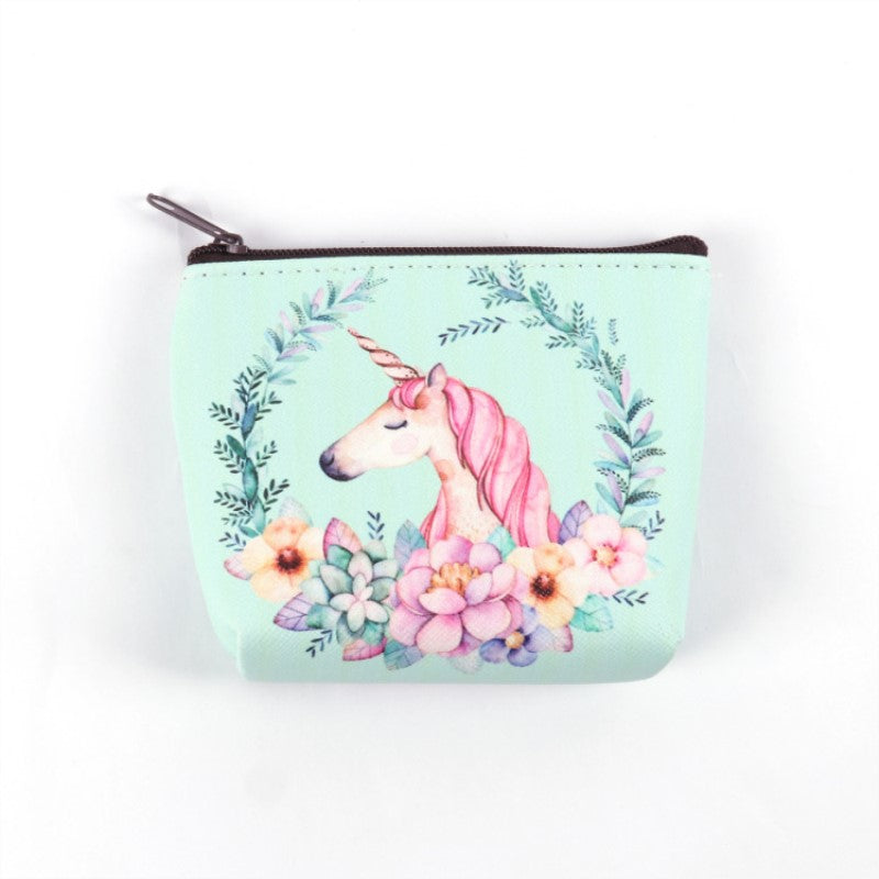 Kawaii Unicorn Pattern Coin Wallet
