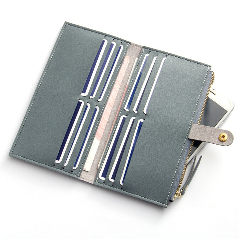 Luxury Long Durable Leather Wallet