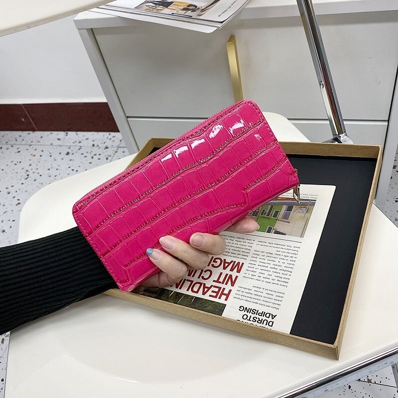 PU Leather Long Wallet