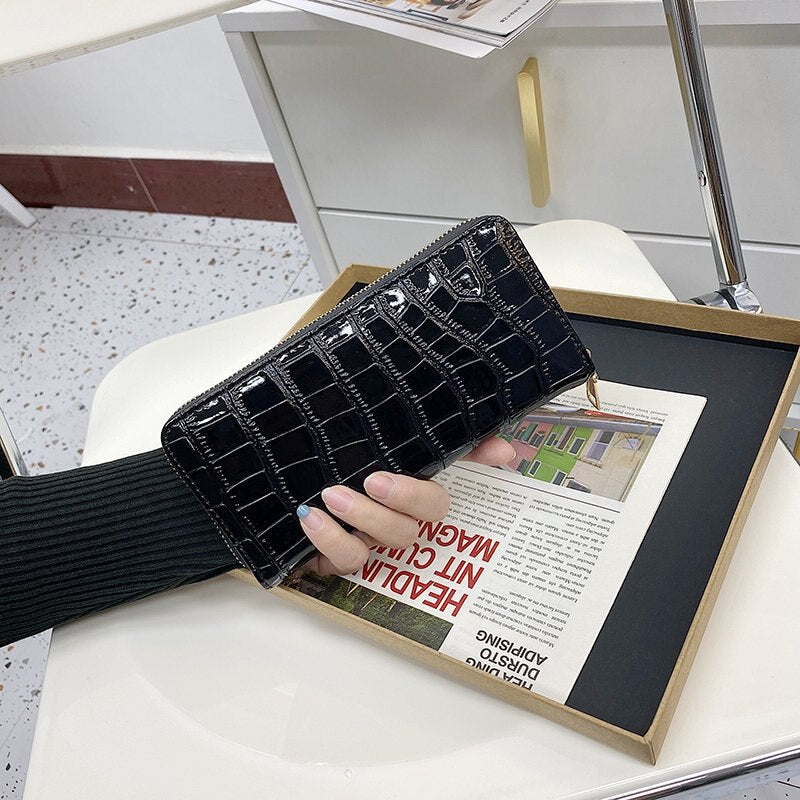 PU Leather Long Wallet