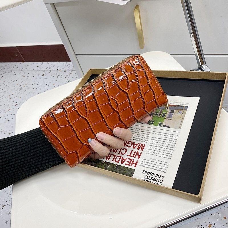 PU Leather Long Wallet