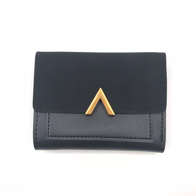 Geometric Buckle Square Wallet
