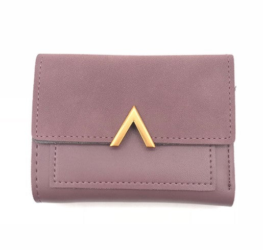 Geometric Buckle Square Wallet