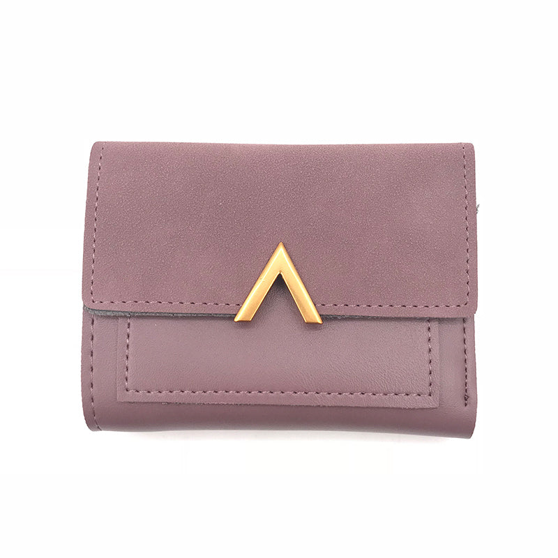 Geometric Buckle Square Wallet