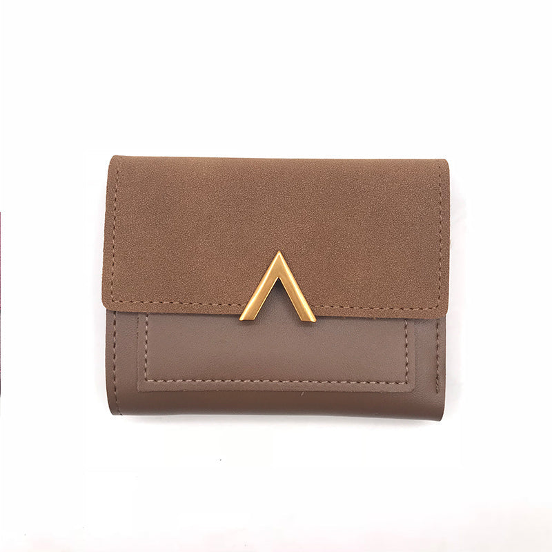 Geometric Buckle Square Wallet
