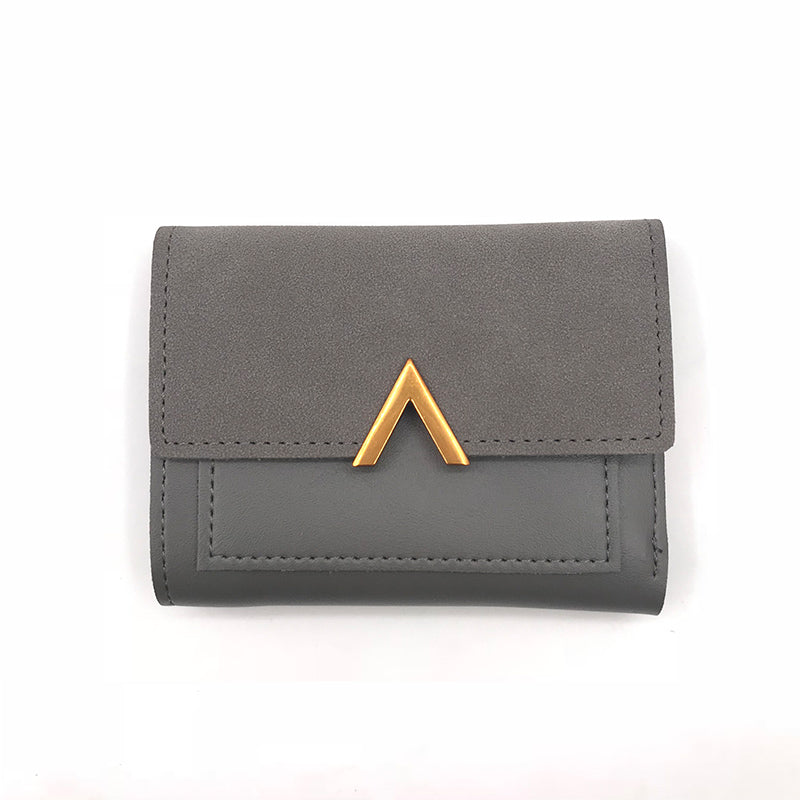 Geometric Buckle Square Wallet