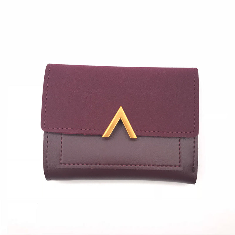 Geometric Buckle Square Wallet