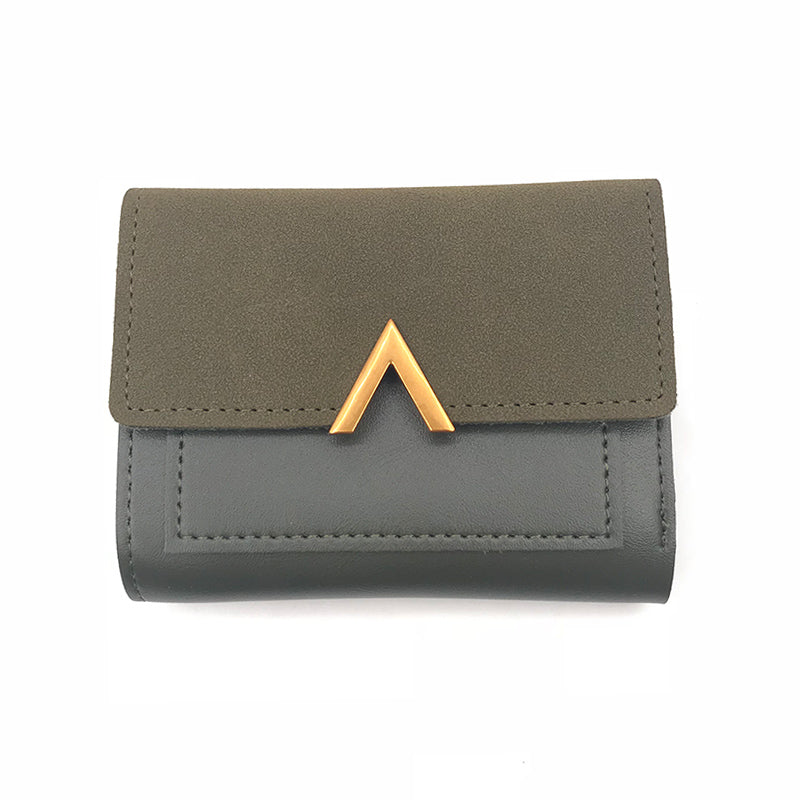 Geometric Buckle Square Wallet