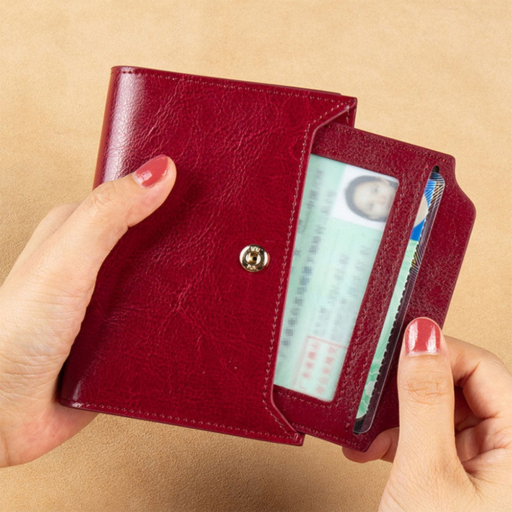 Oil Wax Leather Wallet