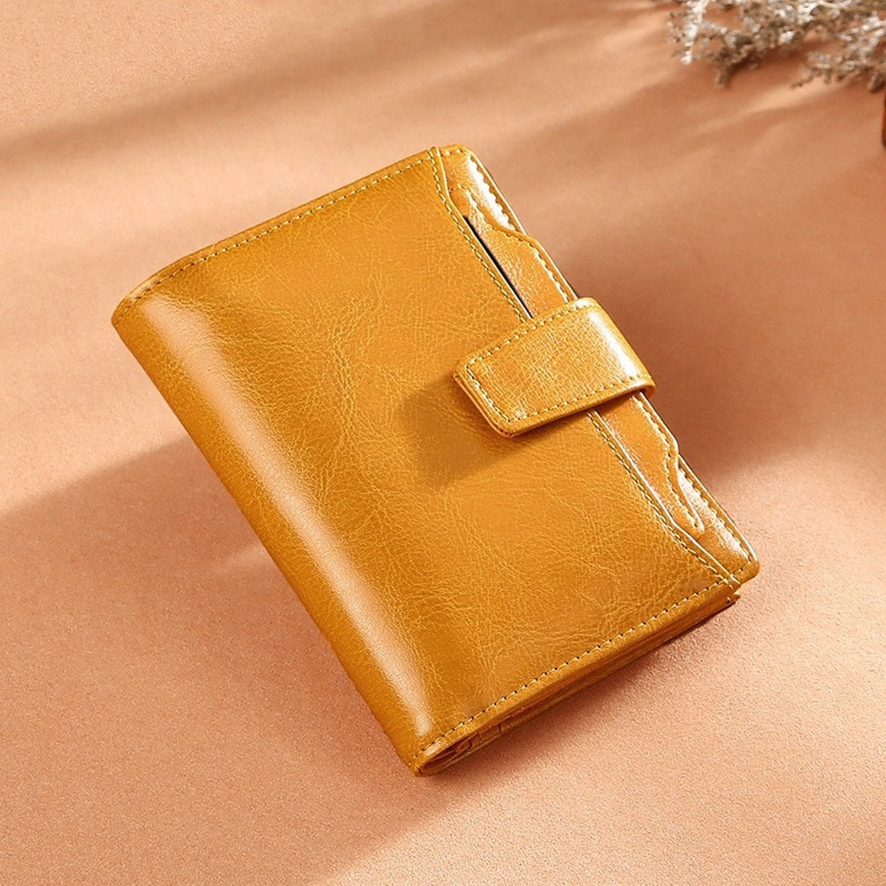 Oil Wax Leather Wallet