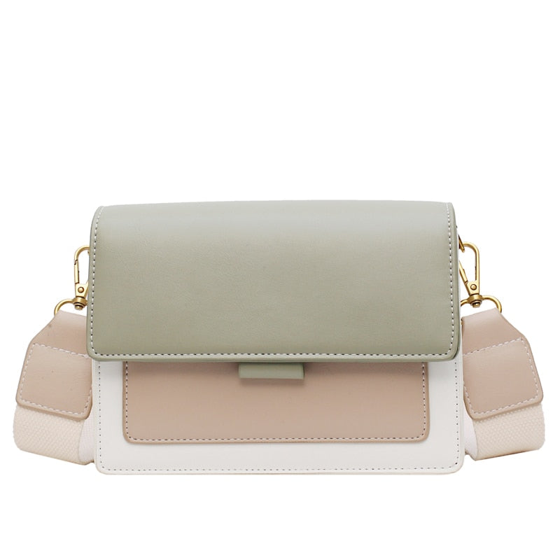 Color Block Shoulder Bag
