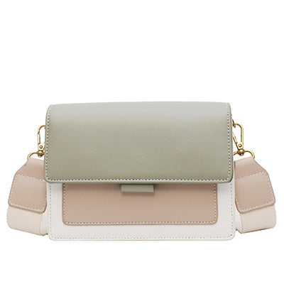 Color Block Shoulder Bag
