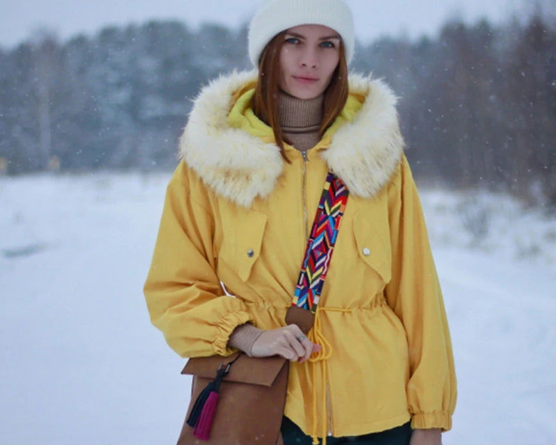 Leather Shoulder Bag with Tassels