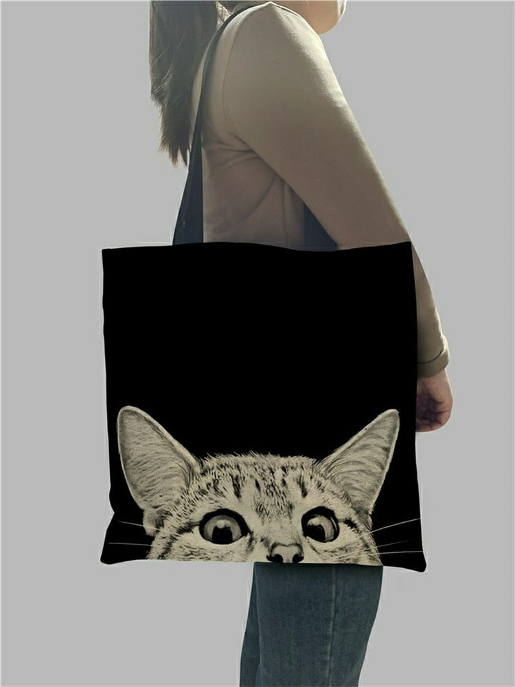 Black Cat Tote Bag