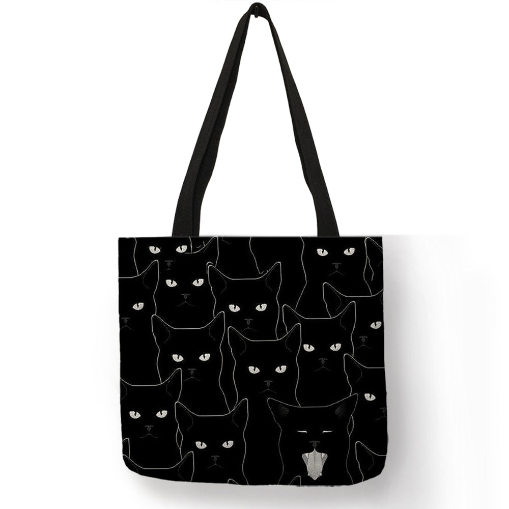 Black Cat Tote Bag