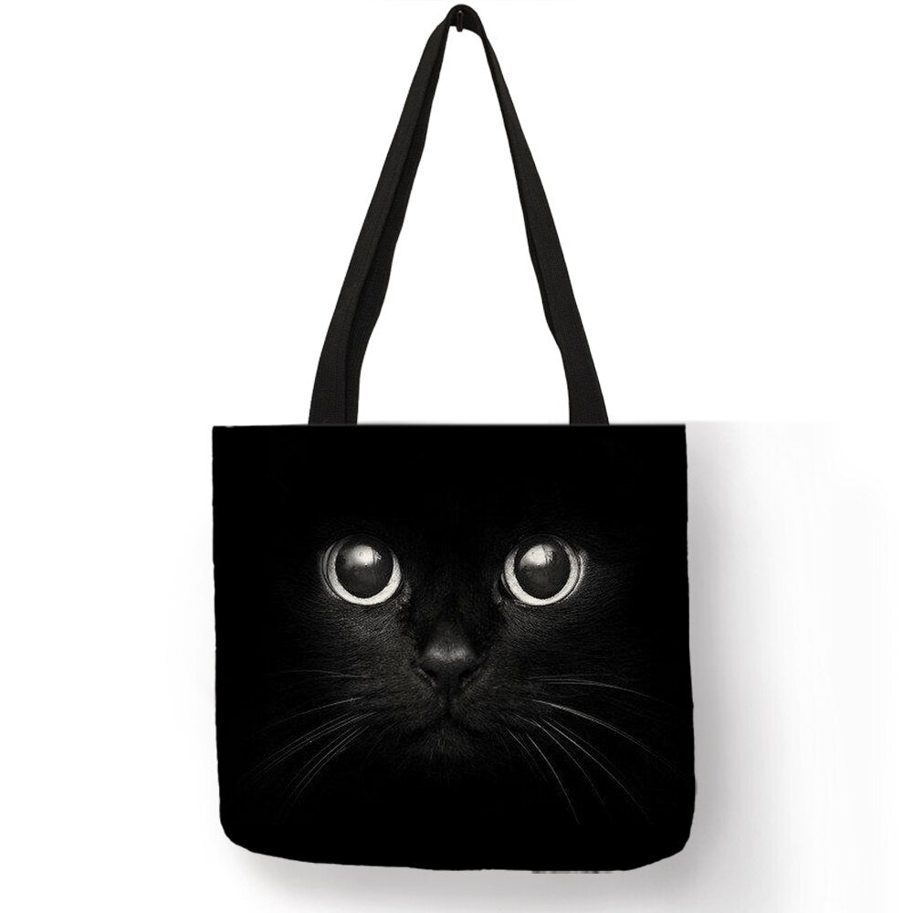 Black Cat Tote Bag