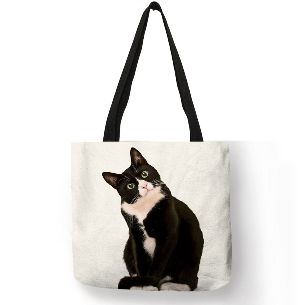 Black Cat Tote Bag
