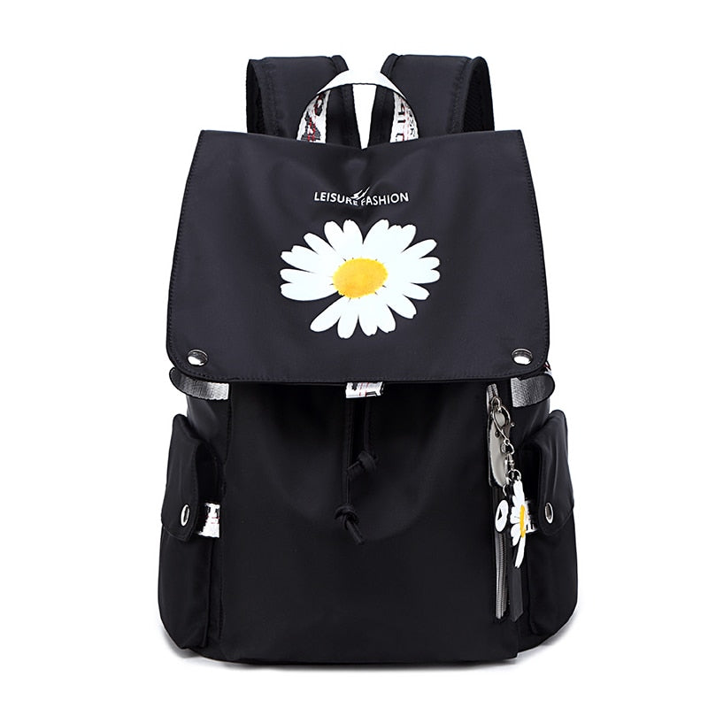 Daisy Patterned Backpack