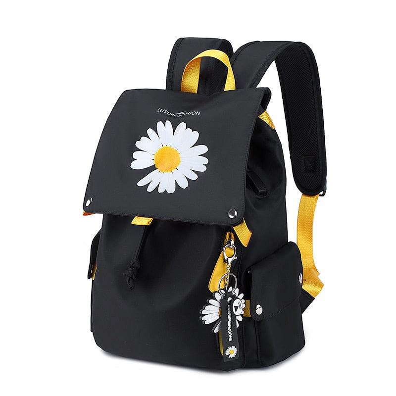 Daisy Patterned Backpack