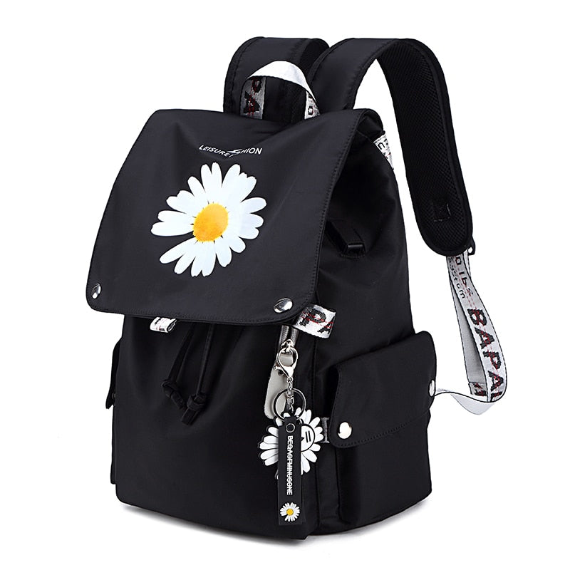 Daisy Patterned Backpack