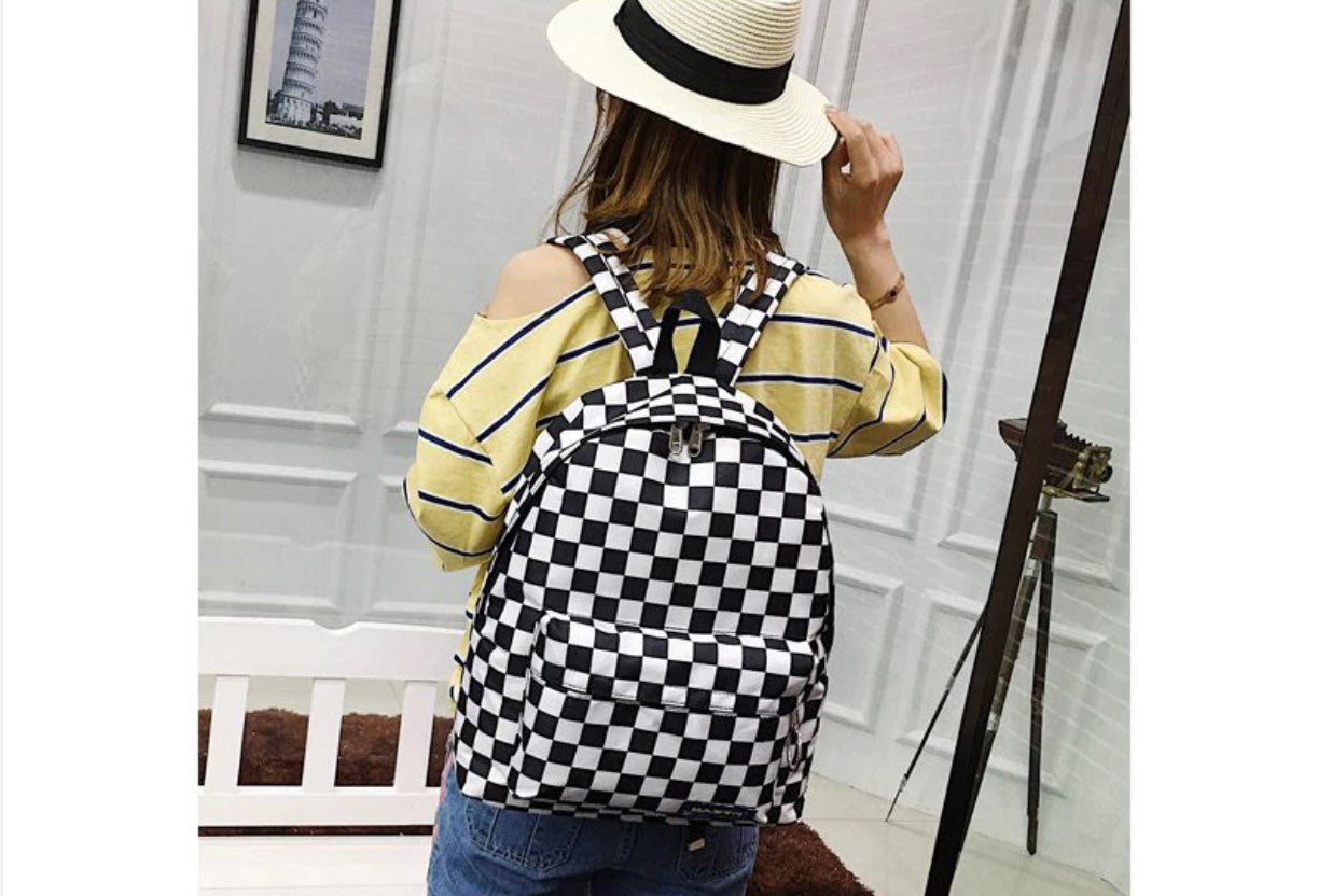 Chess Print Backpack