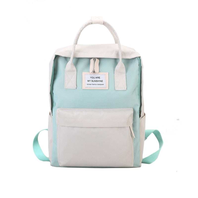 Waterproof Canvas Unisex Harajuku Backpack