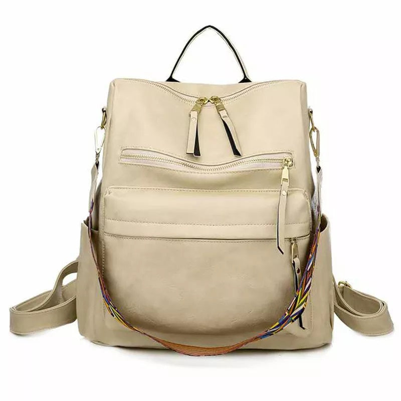 Large Capacity Retro Backpack