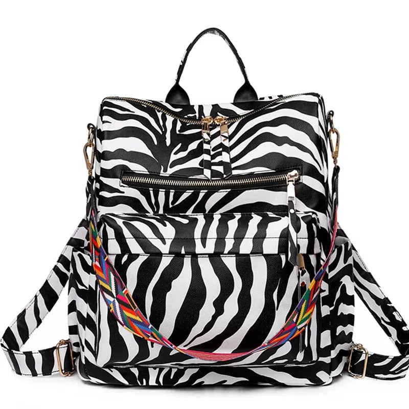 Large Capacity Retro Backpack