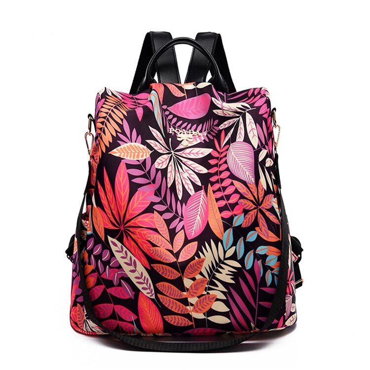 Colorful Capacious Oxford Cloth Backpack