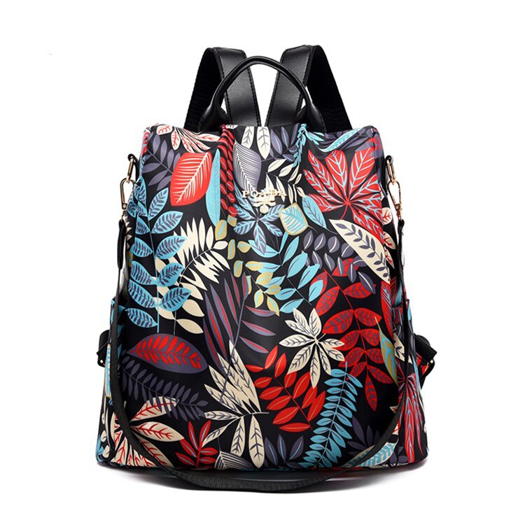 Colorful Capacious Oxford Cloth Backpack