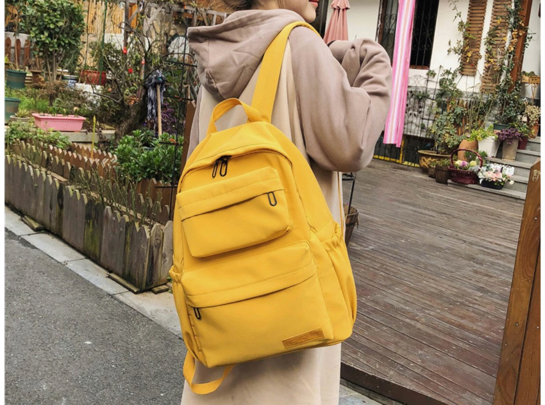 Candy Color Waterproof Travel Backpack