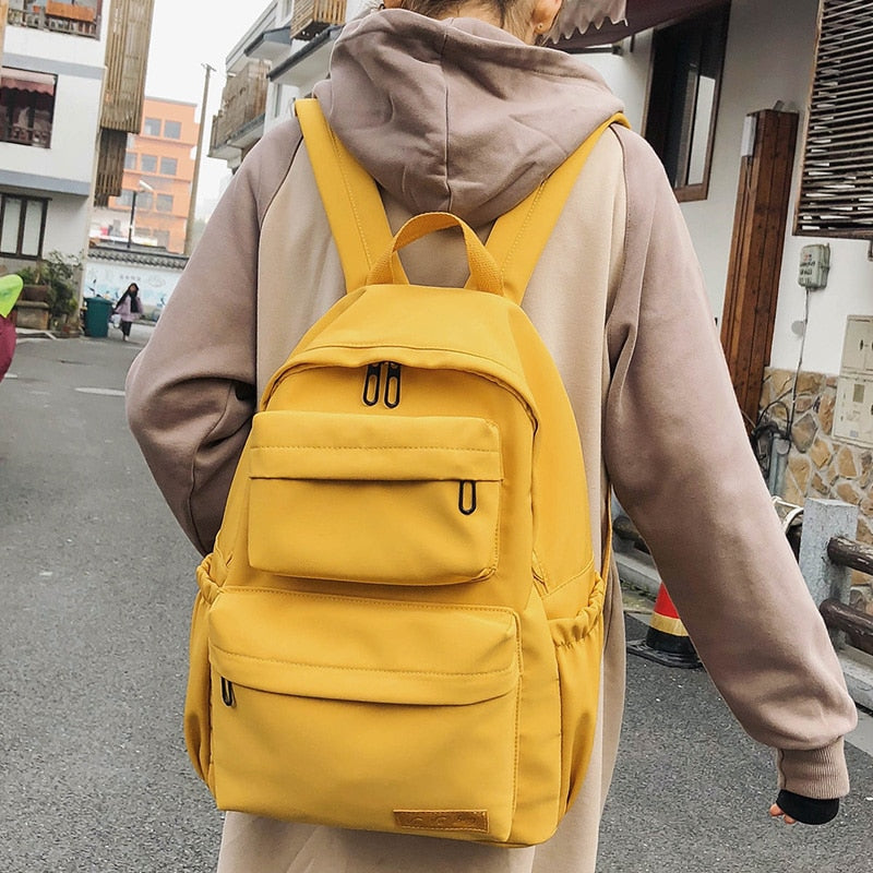 Candy Color Waterproof Travel Backpack
