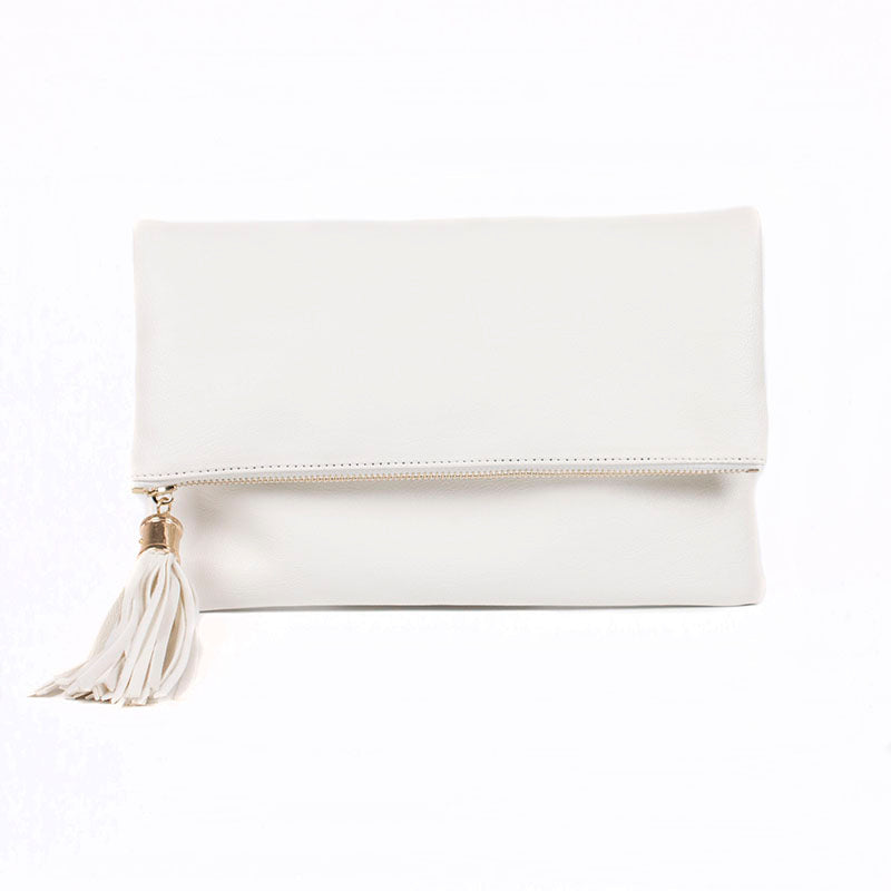 Fashion Convenient Tasseled Clutch Bag with Chain